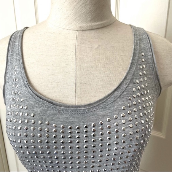 Michael Kors Grey tank with silver bling XS - Picture 2 of 8